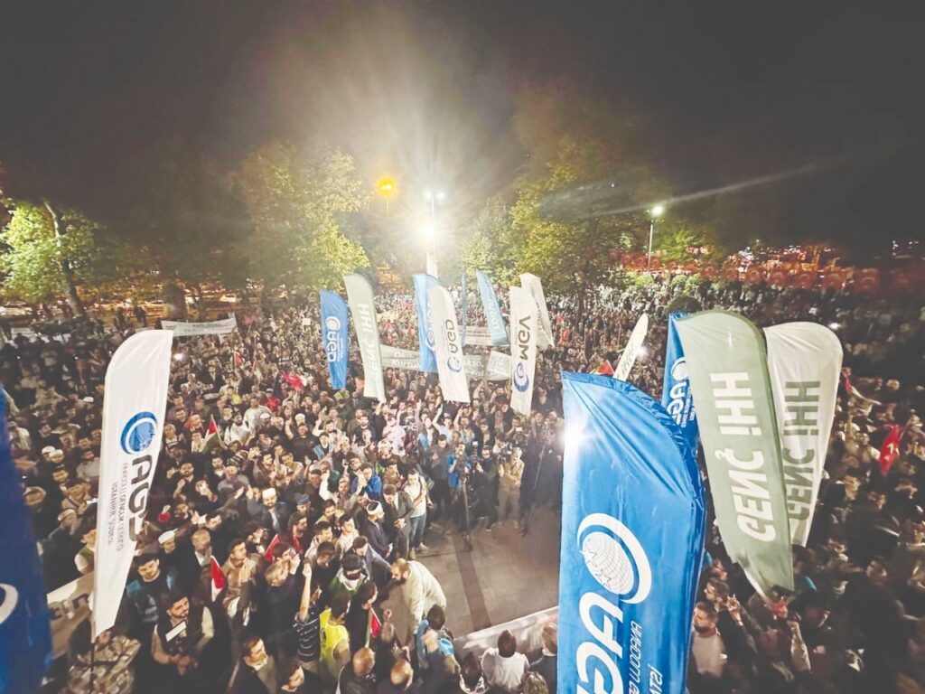 AGD, Filistin’e destek için 81 ilde kıyama kalktı